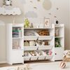 Bealife Spielzeugtruhe Kinderregal mit 8 Boxen, weiß Bild 2