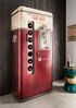 More2Home Barschrank Retro COLD-COLA, Metall vintage rot/weiss, BH: ca. 73 x 152 cm Bild 3