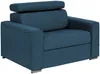 Vente-unique - VIZIR Sessel Stoff Blau - B 95 cm x H 105 cm85 cm x L 127 cm Bild 2