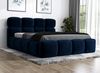 Polsterbett MONAKO 120x200 mit Matratze, Bettkasten und Lattenrost. Farbe: Blau 11 Bild 2