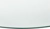 Glasplatte Glasgow Tropfenform Ø 90 cm neu. haus Bild 3