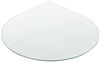 Glasplatte Glasgow Tropfenform Ø 90 cm neu. haus Bild 2