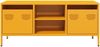 vidaXL TV-Schrank Senfgelb 101,5x39x43,5 cm Kaltgewalzter Stahl 851301 Bild 4