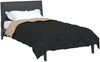 vidaXL Sommerdecke Schwarz und Taupe 200 x 155 cm Mikrofaser 42025490 Bild 3