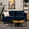 Bronx71 Samt Sofa Denver 2,5-Sitzer dunkelblau Bild 3