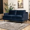Bronx71 Samt Sofa Denver 2,5-Sitzer dunkelblau Bild 5
