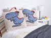 Kissen 2er Set Für Kinder GAMBIR Baumwolle 45 x 45 cm Blau Bild 3