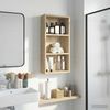 vidaXL Badezimmer-Wandschrank mit Regal Sonoma-Eiche 30 x 10 x 60,5 cm 889321 Bild 5