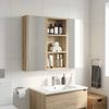 vidaXL Badezimmer-Wandschrank mit Regal Sonoma-Eiche 30 x 10 x 60,5 cm 889321 Bild 4