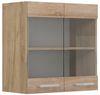 Küchenglasschrank R-Line Sonoma 60 cm Vicco Bild 5