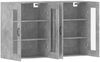 vidaXL Wandschränke 2 Stk. Betongrau Holzwerkstoff 3197908 Bild 5