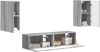 vidaXL TV-Schrankset 4 pcs Graues Sonoma Holzwerkstoff 3409156 Bild 3