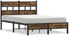 vidaXL Bettgestell ohne Matratze mit Kopfteil Sonoma-Eiche 120x200 cm 4017198 Bild 2