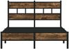 vidaXL Bettgestell ohne Matratze mit Kopfteil Sonoma-Eiche 120x200 cm 4017198 Bild 4