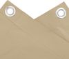 vidaXL Balkon-Sichtschutz Beige 120x600 cm Oxford-Gewebe 134947 Bild 4