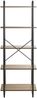 HAKU Möbel Regal - schwarz-eiche - H. 164cm x B. 60cm - HAKU-23896 Bild 4