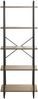 HAKU Möbel Regal - schwarz-eiche - H. 164cm x B. 60cm - HAKU-23896 Bild 3