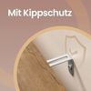 VASAGLE Küchenschrank im Landhausstil mit Schublade und 2 Türen 72 x 40 x 80 cm Weiß Bild 4