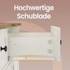 VASAGLE Küchenschrank im Landhausstil mit Schublade und 2 Türen 72 x 40 x 80 cm Weiß Bild 3