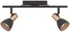 Eglo 94585 Spot LED BARNHAM Stahl schwarz, kupfer GU10 max. 2X3W L:39,5cm B:7cm Bild 2