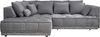 WERK2 Ecksofa Tiga, Komfortsofa mit elekt. Auszugsfunktion, bequem, L-Form, Pure Wohlfühlgarantie: Ausziehbare Sitztiefe, XXL-Ottomane & Kissen. Bild 2