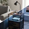 Relaxdays Beistelltisch mit LED & USB-Anschluss Bild 5