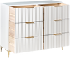 Kommode mit 6 Schubladen WALCOTT Weiß Bild 4