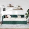 vidaXL Eckbettgestell mit Matratze mit Matratze 2 pcs Grün Samt 3393860 Bild 2