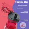 Sahara Sailor Trinkflasche BPA-frei Tritan 1L Auslaufsicher Sportflasche Gym Bild 4