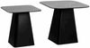 Satztisch >Lissi< (2er-Set) in schwarz, Metall - 50x46x50cm (BxHxT) Bild 3