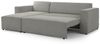 Ecksofa Schlafsofa inkl. Sessel WALDO Stoff Brooklyn Dunkelgrau Ottomane Links Bild 4