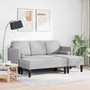 vidaXL Sofa Set 2 pcs Wolkengrau 173 x 131 x 67 cm Polyester 3329261 Bild 3
