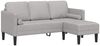 vidaXL Sofa Set 2 pcs Wolkengrau 173 x 131 x 67 cm Polyester 3329261 Bild 5