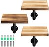 Navaris Wandregal Regal aus Holz und Metall - 3er Set Schweberegal Hängeregal, 3-tlg. Bild 4