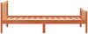 vidaXL Massivholzbett ohne Matratze Wachsbraun 75x190 cm Kiefernholz 844389 Bild 5