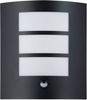 Eglo 99568 Wandleuchte CITY Stahl verzinkt schwarz / Kunststoff weiß L:23,5 11 H:26cm IP44 mit Sensor Bild 3