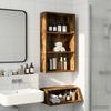 vidaXL Badezimmer-Wandschrank Geräucherte Eiche 40 x 14 x 70 cm 889363 Bild 4