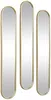 Vente-unique - JAYLEN Spiegel Metall Gold - B 2 cm x H 120 cm x L 23 cm Bild 3