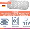 Original Dr. Berger Nackenrolle Tupfen Grau 40 x 16 cm Bild 3