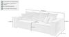 Massivart® Big-Sofa Cord grau oder beige 254 cm / 4-Sitzer Cordsofa / BORNEO, Nosagunterfederung / inklusive Kissen Set Bild 3