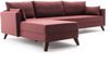 Ecksofa, 'Bella', 85 x 165 x 275, Weinrot Bild 5