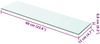 vidaXL Regalboden Glas Transparent 60x12 cm 243822 Bild 3