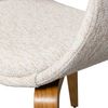 Esszimmerstuhl Yossi aus Webstoff, skandinavisches Design, gepolstert, natur, Holzgestell Bild 4