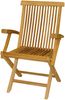 Premium Teak Klappsessel mit Armlehne Klappstuhl Gartenstuhl Gartensessel Stuhl Bild 1