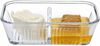 Pasabahce Frigo Studio Aufbewahrungsbehälter mit Fächern 480cc 17x10.2cm transparent Bild 2