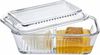 Pasabahce Frigo Studio Aufbewahrungsbehälter mit Fächern 480cc 17x10.2cm transparent Bild 4