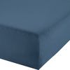 Erwin Müller 'Freising' Spannbettlaken, Gummizug: Rundumgummi, 1 Stück, Elasthan-Jersey-Stretch Uni, Rauchblau, Boxspringbett - 90x190 cm - 100x220 cm Bild 4