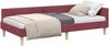 vidaXL Eckbettgestell Weinrot 90 x 200 cm Stoff 42016120 Bild 2