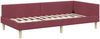 vidaXL Eckbettgestell Weinrot 90 x 200 cm Stoff 42016120 Bild 4