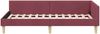 vidaXL Eckbettgestell Weinrot 90 x 200 cm Stoff 42016120 Bild 5